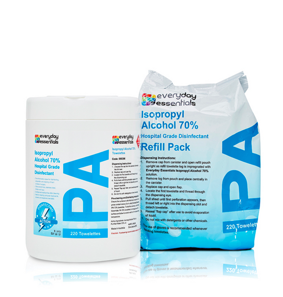 Isopropyl Alcohol Wipes Refill Pack
