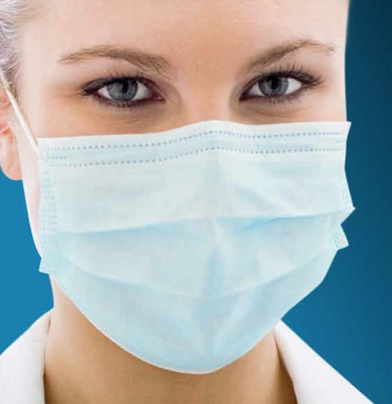 Surgical Face Masks 3 Ply: Fluid Resistant Level 3 (Ear Loop)