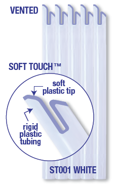Disposable Soft Touch Oral Evacuators Vented